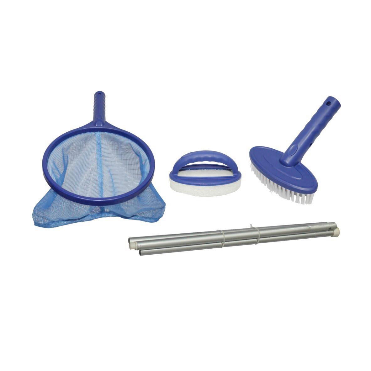 Medencetisztító Készlet Season Set Mini - sárga/fekete, Basics, műanyag