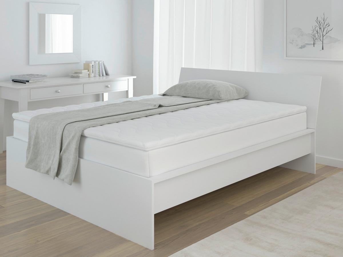 Nadmadrac Elastic - bijela, Konvencionalno (160/200cm)