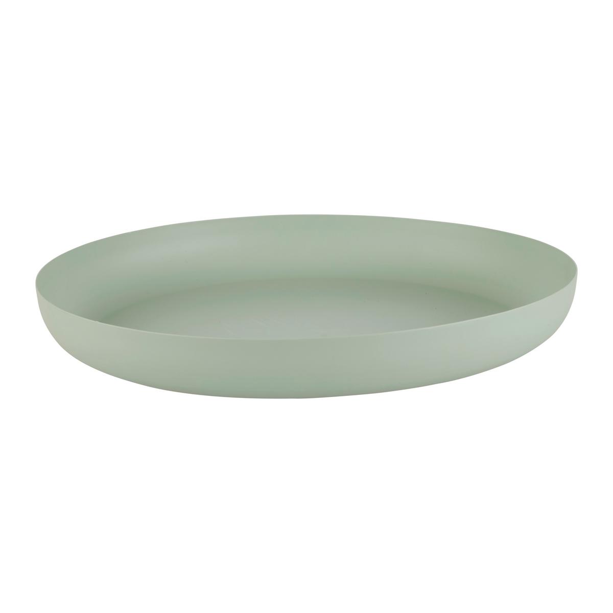 Dísztányér Tamara - kékesszürke/halvány rózsaszín, Modern, fém (30,5/3,5cm) - Modern Living
