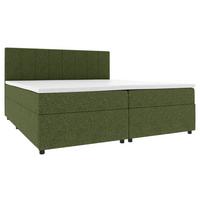 Boxbett Odin Dunkelgrün ca. 180x200cm - Dunkelgrün/Schwarz, KONVENTIONELL, Kunststoff/Textil (180/200cm) - Based