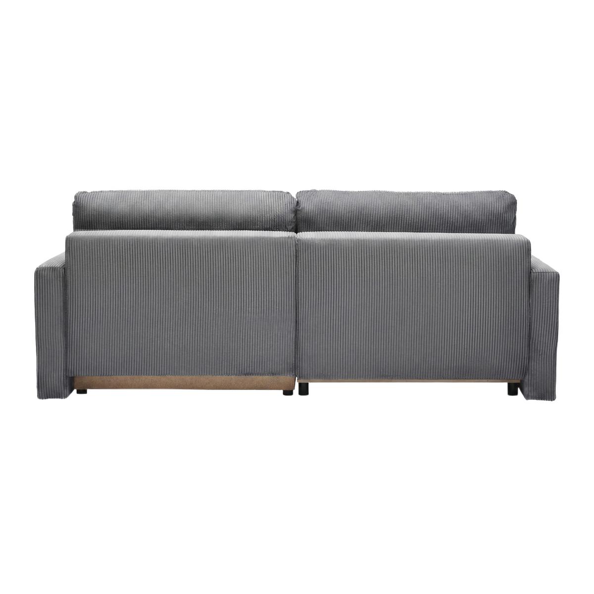 Coltar DAVE -BEST PRICE - gri închis, Modern, textil (227/92/146cm) - Best Price