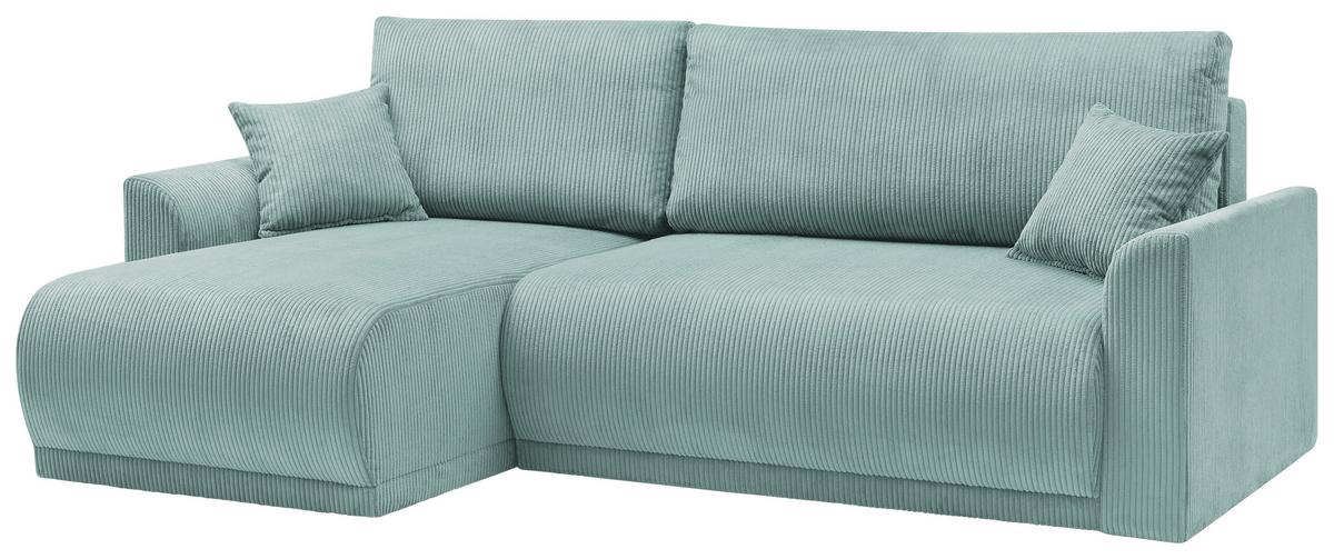 Coltar Kim - verde mentă, Modern, lemn (233/146cm) - Modern Living