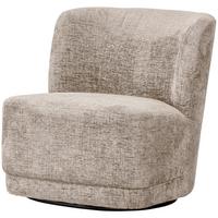 Cocktailsessel Atty Sandfarben - Sandfarben/Schwarz, Design, Kunststoff/Textil (74/75/65cm) - Livetastic