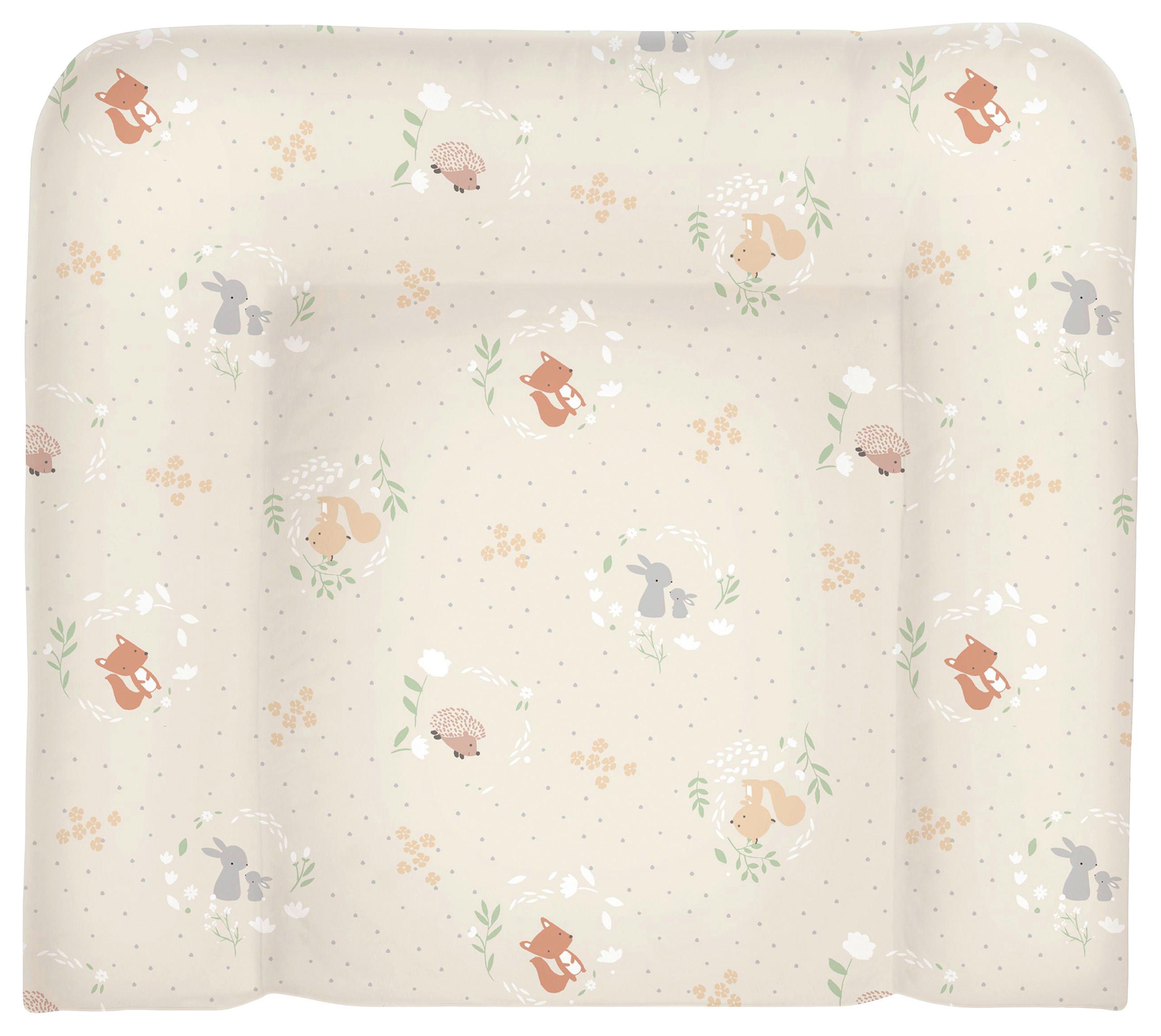 MATA DO PRZEWIJANIA 125637 WICKELAUFLAGE - różnokolorowy/taupe, Basics, tkanina (85/5/75cm) - Patinio