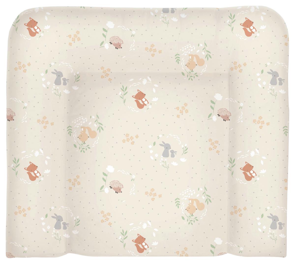 MATA DO PRZEWIJANIA 125637 WICKELAUFLAGE - różnokolorowy/taupe, Basics, tkanina (85/5/75cm) - Patinio