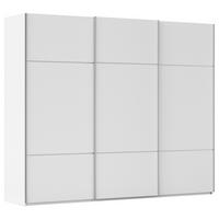 Omara Z Drsnimi Vrati Covalo, Bela - bela/barve aluminija, Konvencionalno, kovina/leseni material (242/223/68cm) - Novel