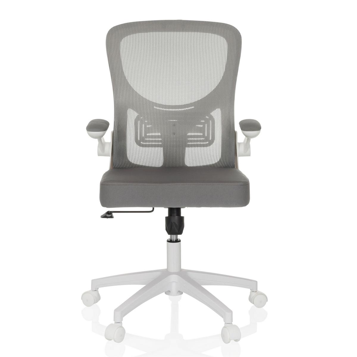 Drehstuhl Belio W Grau/Weiß - Grauweiß/Weiß, MODERN, Kunststoff/Textil (60/95-105/54cm) - MID.YOU