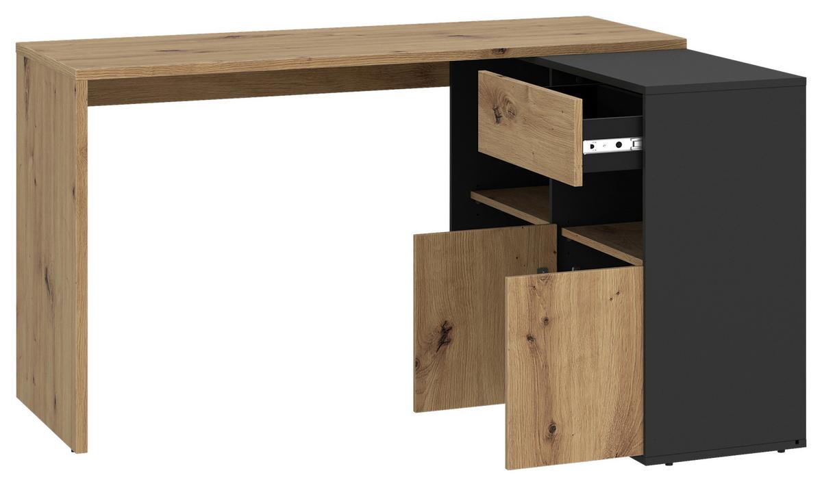 Radni Stol Corner 1 - Moderno (127,5/75/125cm) - Modern Living