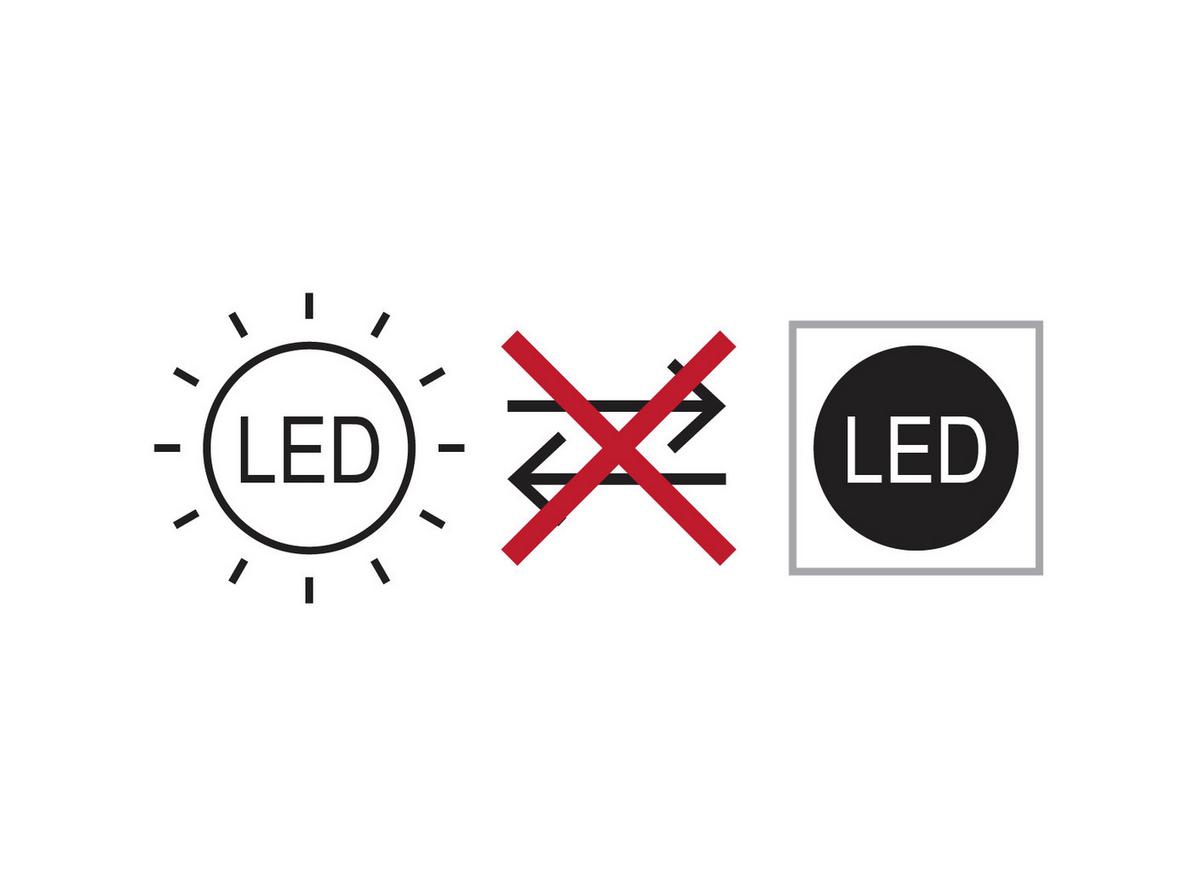 Led Svjetiljka Stropna 48372-30 - bijela/siva, Trend, metal/tekstil (46,8/9,8cm) - Globo