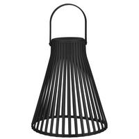 Solarleuchte Schopi Schwarz max. 0,06 Watt - Schwarz, KONVENTIONELL, Kunststoff/Metall (20/24,5-33,5cm) - Mömax