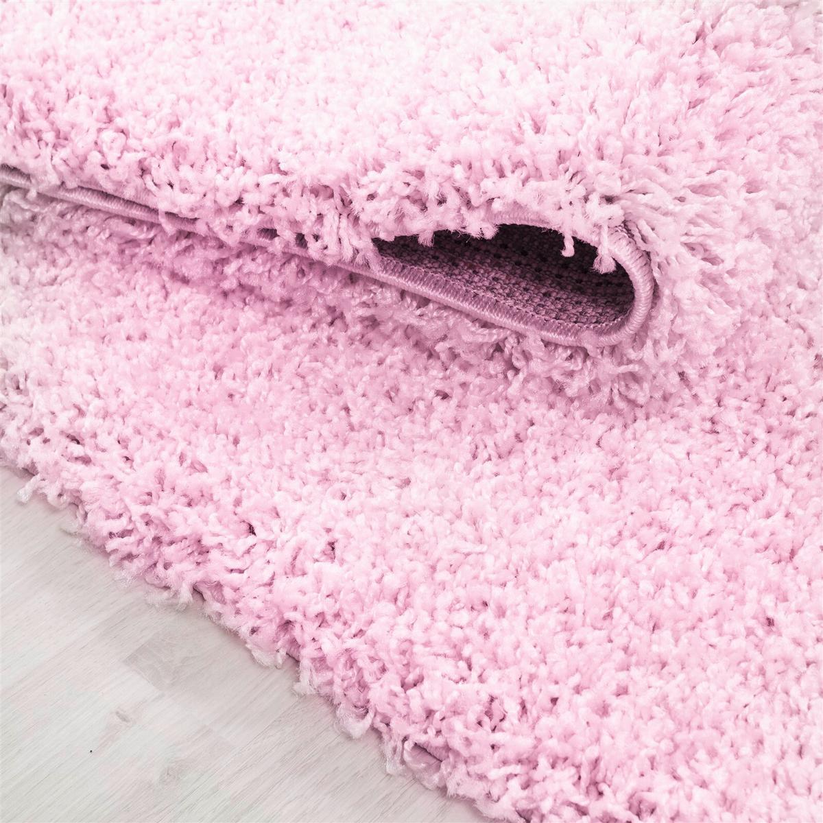 Hochflorteppich Life Rosa Ø ca. 200cm - Rosa, KONVENTIONELL, Textil (200/200cm) - Novel