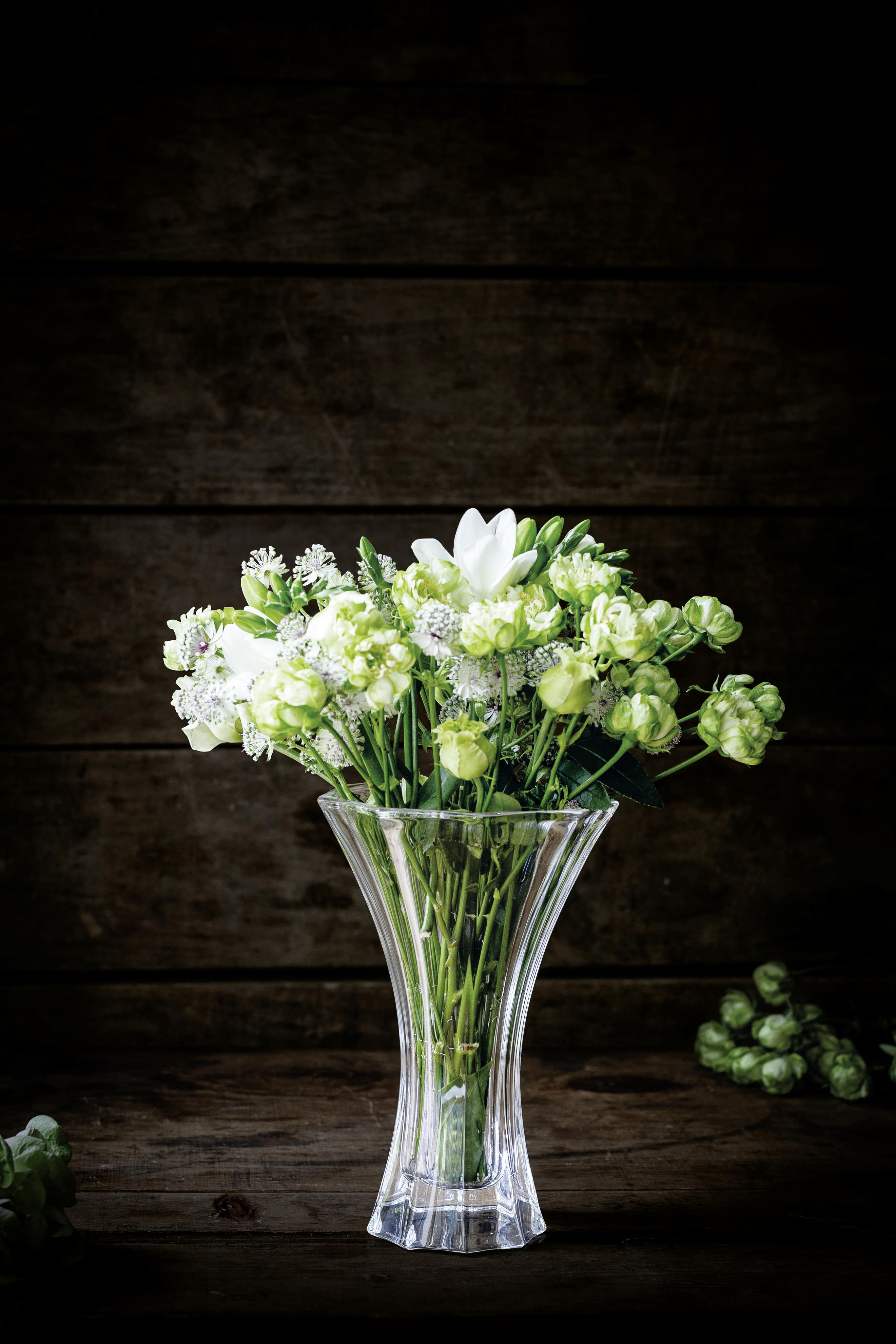 Vase Saphir aus Glas - Klar, MODERN, Glas (12,5/18,0/12,5cm) - Nachtmann