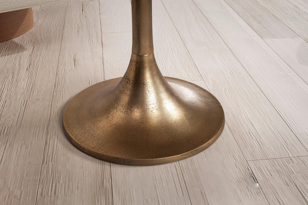 COUCHTISCH WL7.132 - Goldfarben, Design, Metall (60/60/46,5cm) - MID.YOU