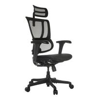 Drehstuhl Ergohuman Slim Eco M Gen2 Schwarz - Schwarz, MODERN, Kunststoff/Textil (69/112 - 134/63cm) - MID.YOU