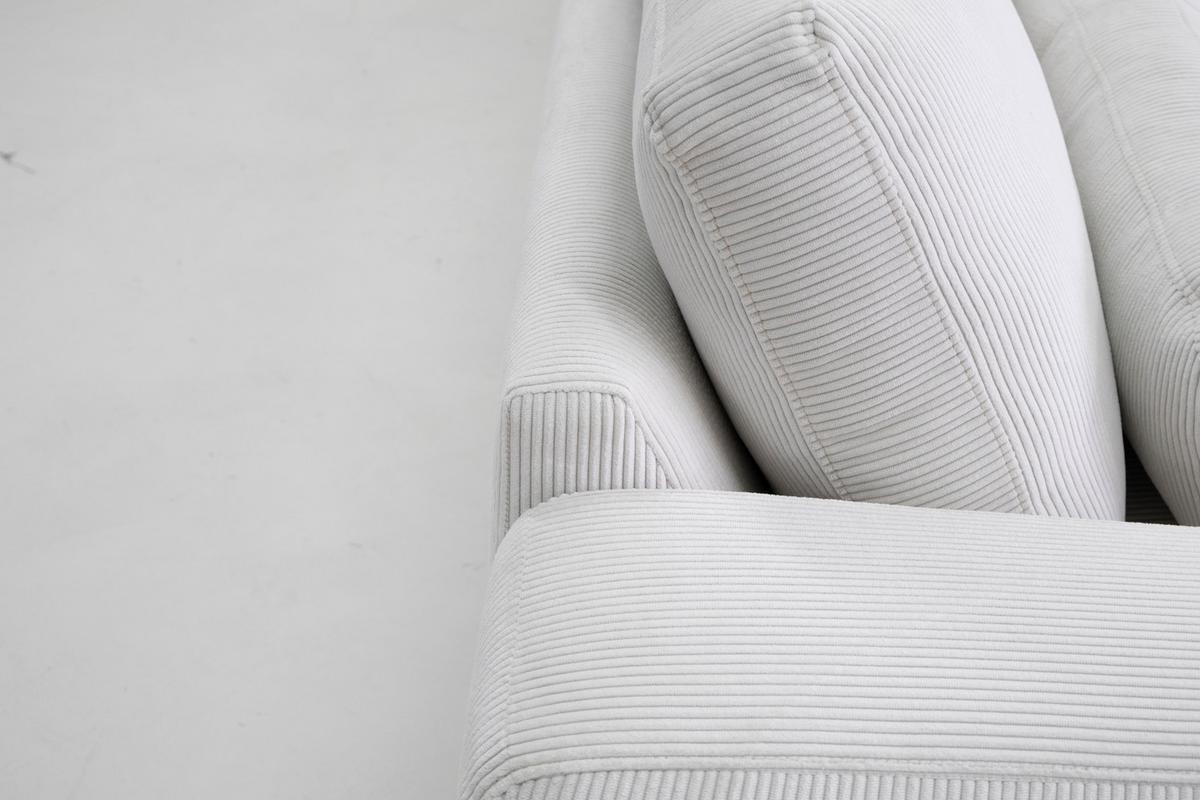 Sofa Savona - krem, Trend, tekstil (260/77/111cm) - Luca Bessoni