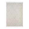 VÄVD MATTA ADJER 1 - ljusgrå/Alabasterfarben, Modern, textil (80/150cm) - Mömax