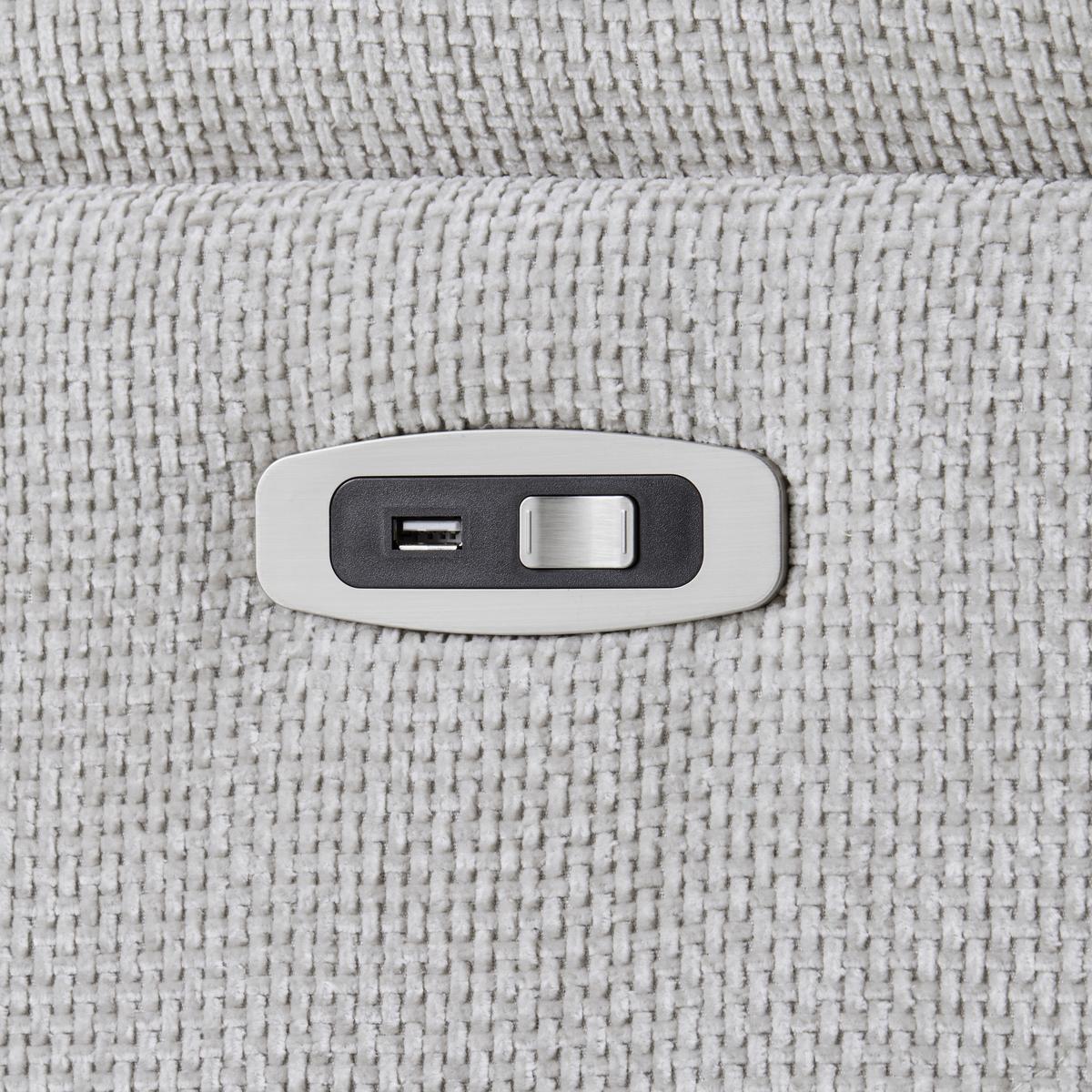 Relaxsessel Johnsy Hellgrau - Hellgrau/Schwarz, MODERN, Textil/Metall (75/106/91cm) - Mömax