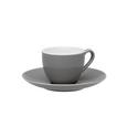 Ceașcă Espresso Cu Farfurioară Sandy - gri, Konventionell, ceramică (6,4/5cm) - Mömax modern living Ceașcă Espresso Cu Farfurioară Sandy - gri, Konventionell, ceramică (6,4/5cm) - Mömax modern living