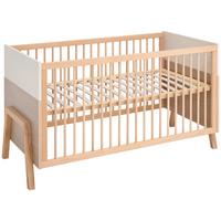 ŁÓŻKO SZCZEBELKOWE DIANA - szarobiały, Basics, materiał drewnopochodny/drewno (70/140cm) - Jimmylee