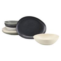 Jedilni Servis Pietra Bunt, 8-Delni - siva/krem barve, Basics, keramika - Creatable