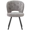STOL MINA - mörkgrå/svart, Design, metall/trä (52/86/61cm) - Mömax