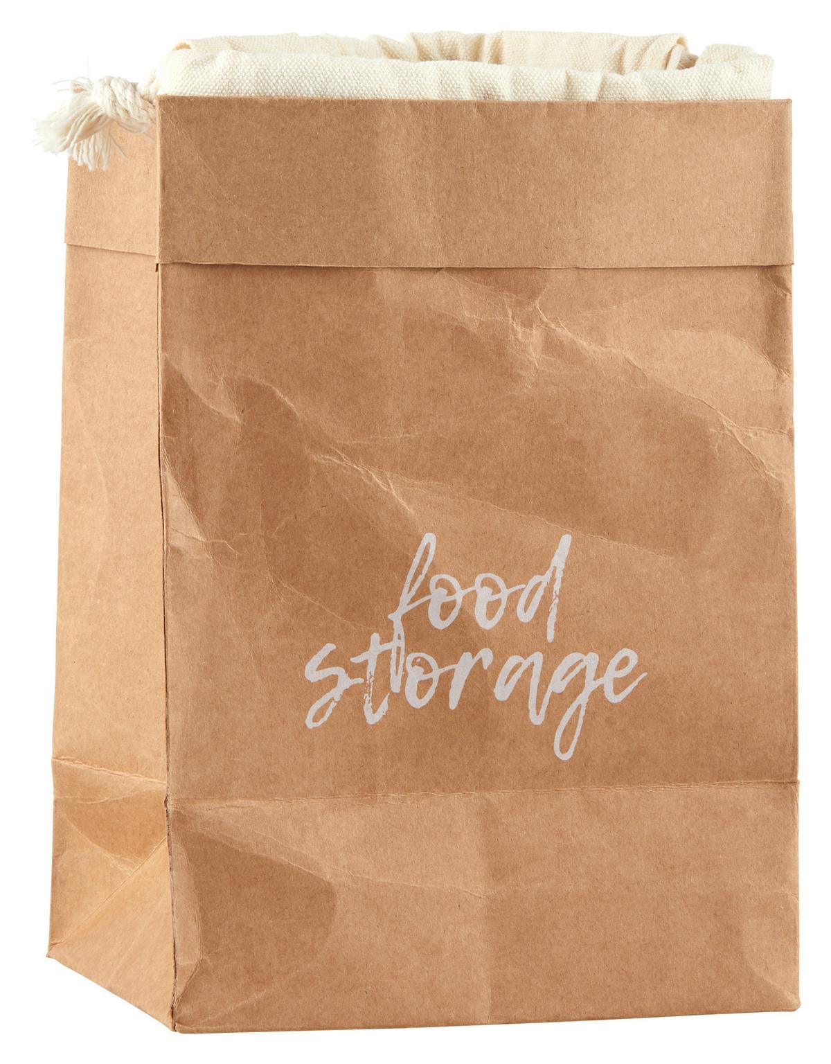 Univerzális Tasak Food Bag - natúr színű, Modern, papír (16/22/11cm) - ecoTree