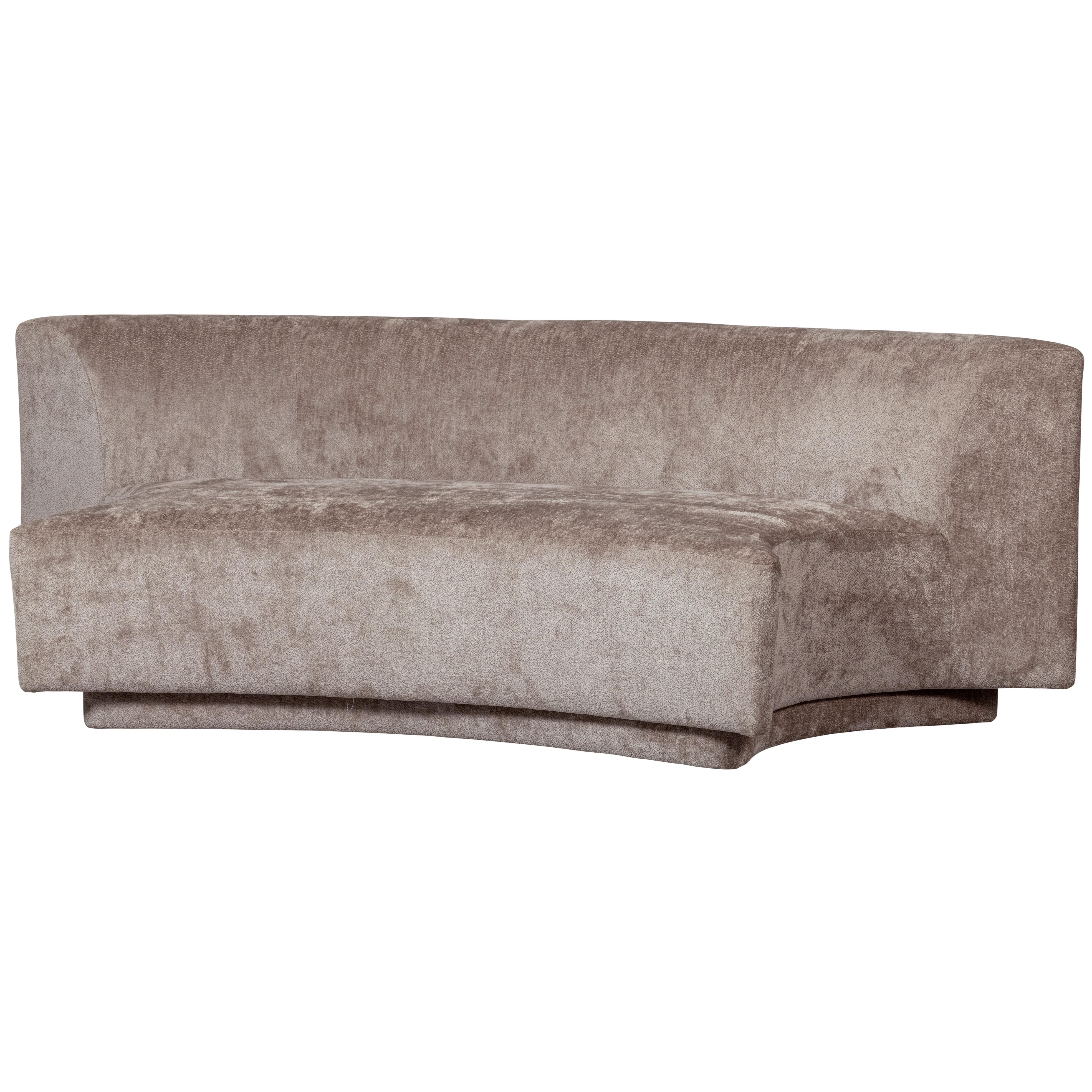 2 Sitzer Sofa Popular Taupe B: 215 cm - Taupe, Design, Holz/Textil (215/72/97cm) - Livetastic