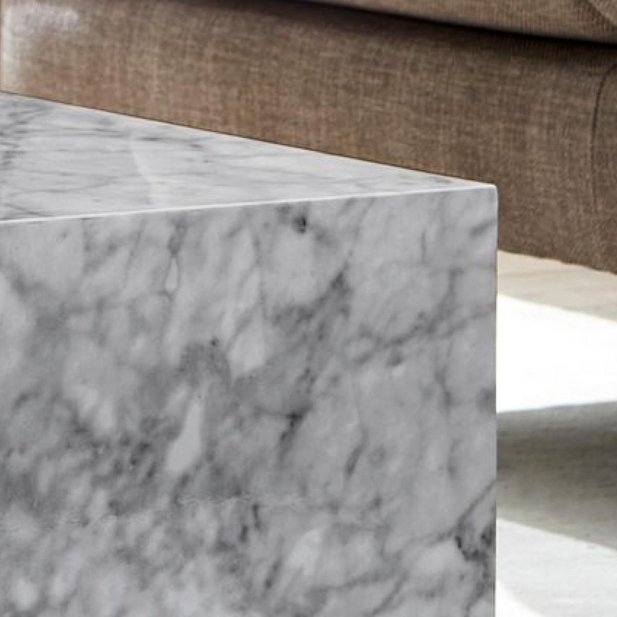 Klubska Miza Monobloc - bela, Moderno, leseni material (60/60/30cm) - MID.YOU