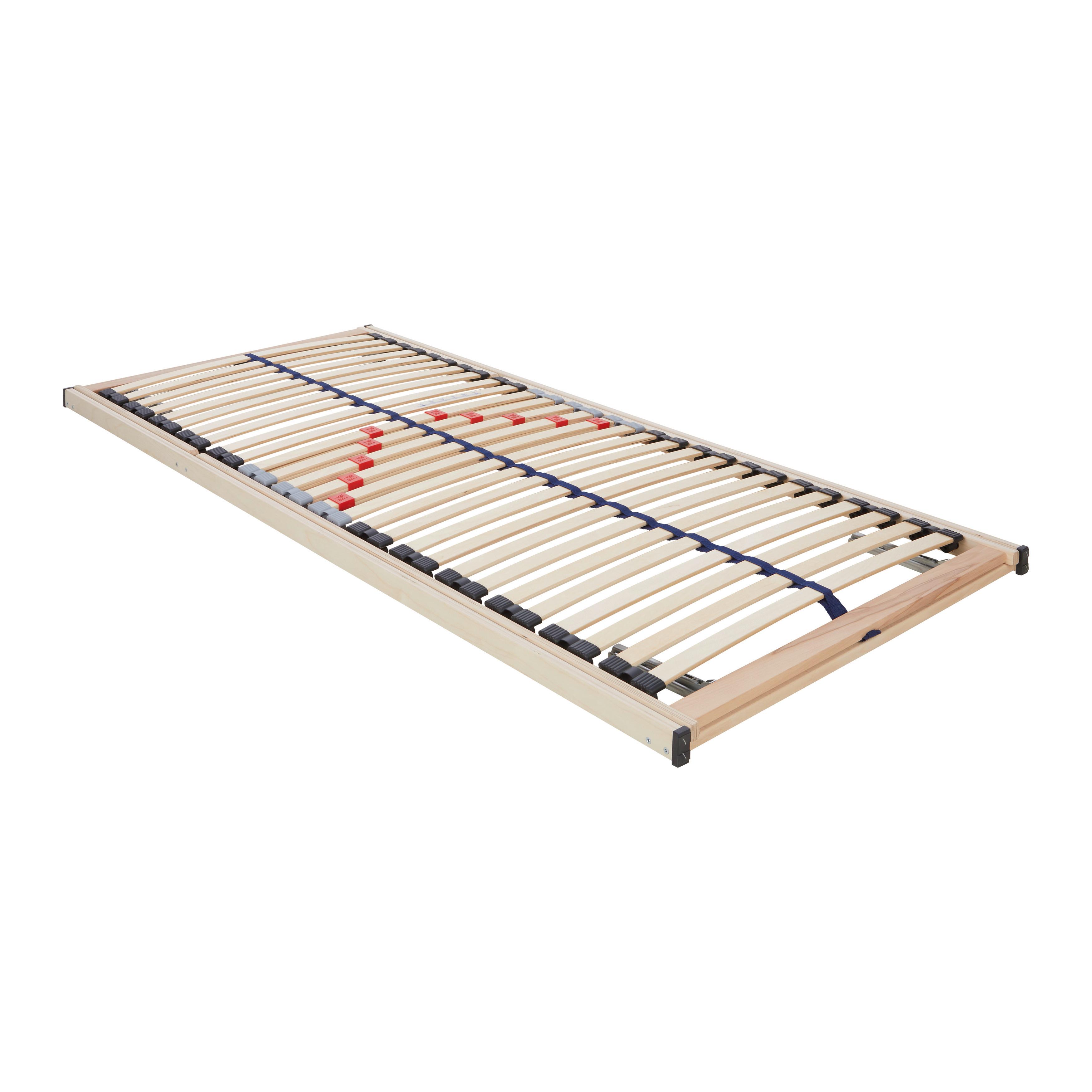 RIBBOTTEN RUBIN KF - björkfärgad, trä (140/200cm) - Based