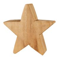 Dekostern Adele Naturfarben - Naturfarben, Konventionell, Holz (20/20/7cm) - Modern Living