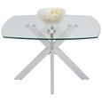 Couchtisch Glas Chromfarben - Chromfarben/Klar, MODERN, Metall (80/45/80cm) - Modern Living Couchtisch Glas Chromfarben - Chromfarben/Klar, MODERN, Metall (80/45/80cm) - Modern Living