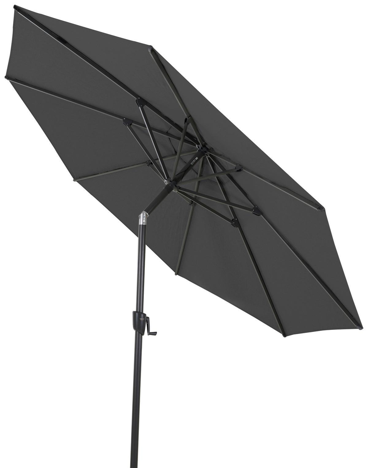 SONNENSCHIRM T60663 - Anthrazit, MODERN, Textil/Metall (300/300cm) - Siena Garden