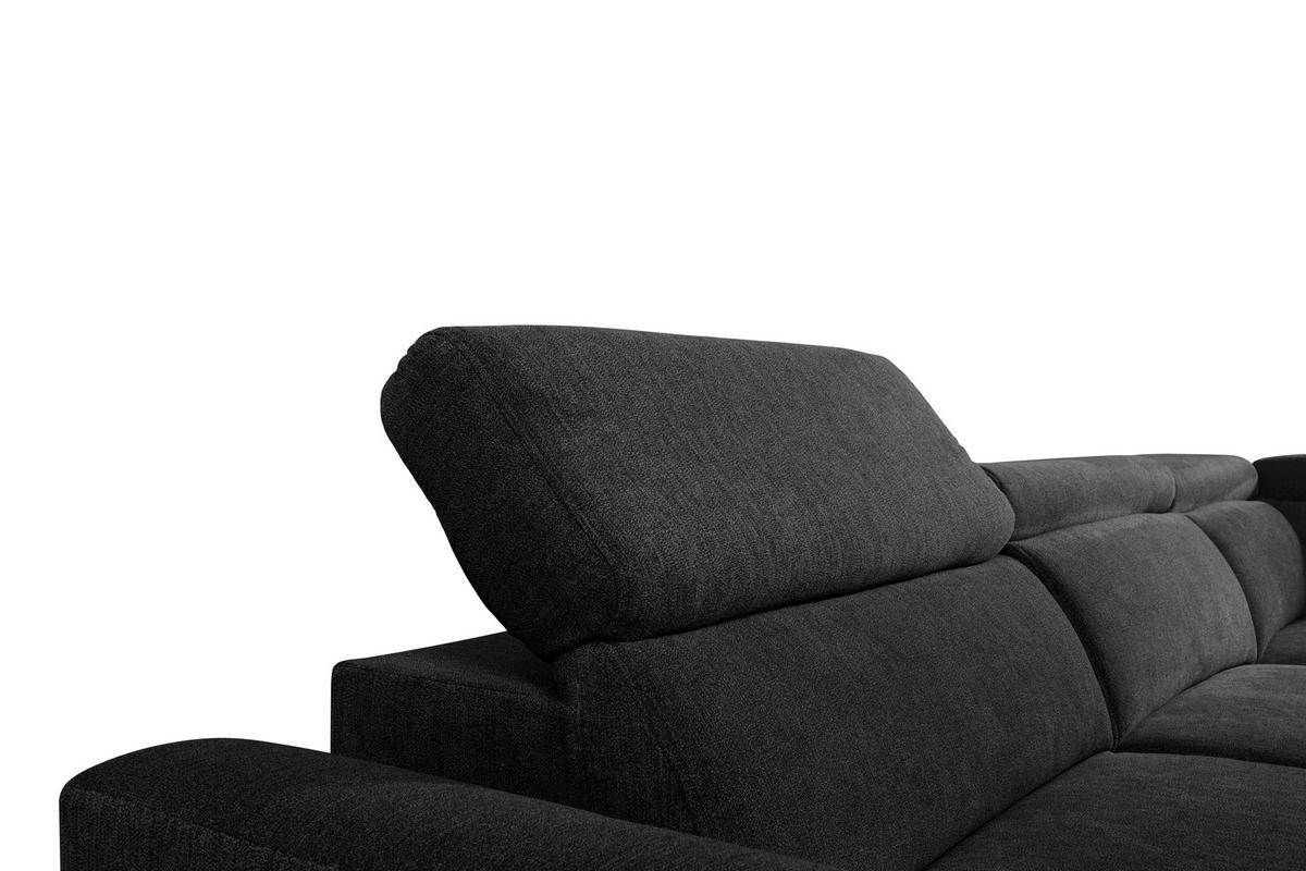 COLțAR LAPIS - negru, Konventionell, textil (255/217cm) - Modern Living