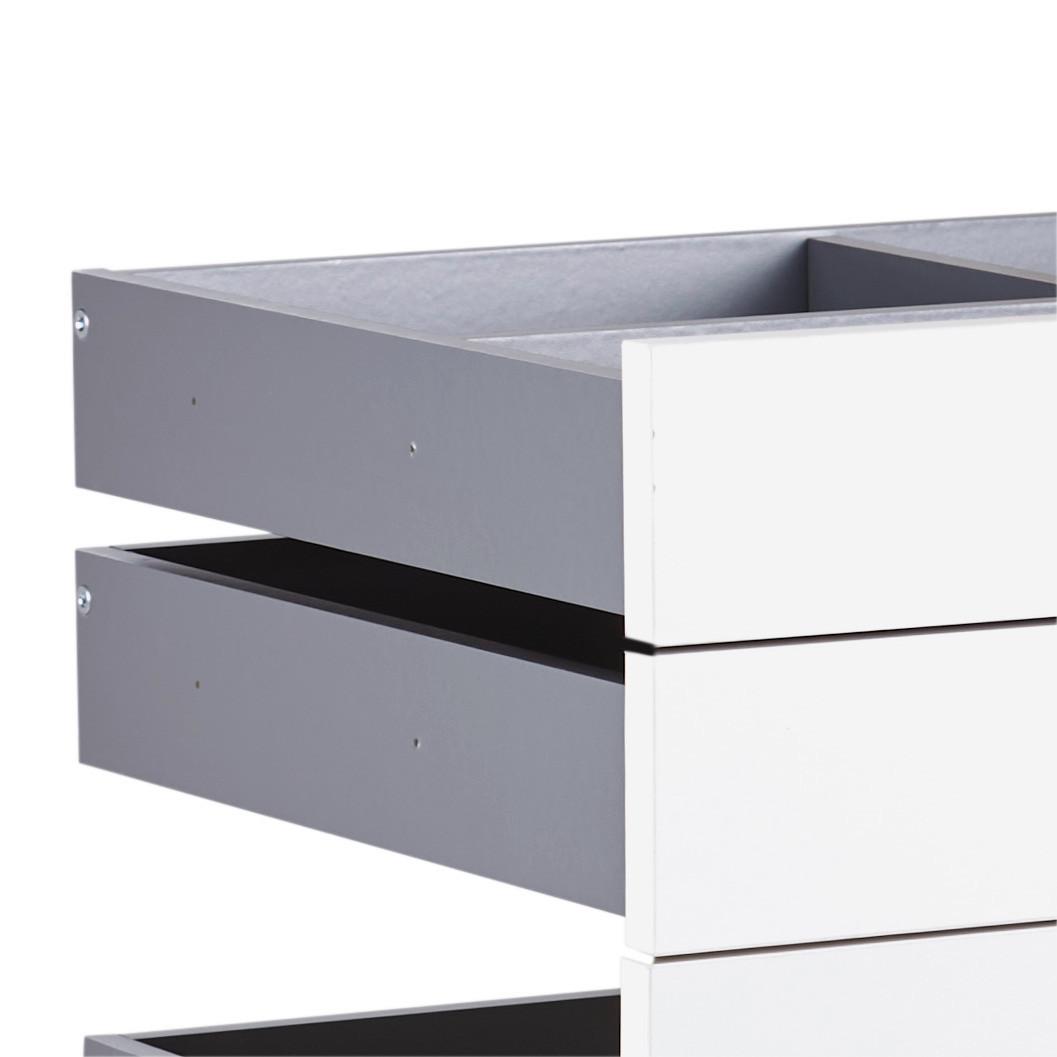 LÅDSET UNIT -BASED- - vit, Modern, trämaterial (91/83/47cm) - Based