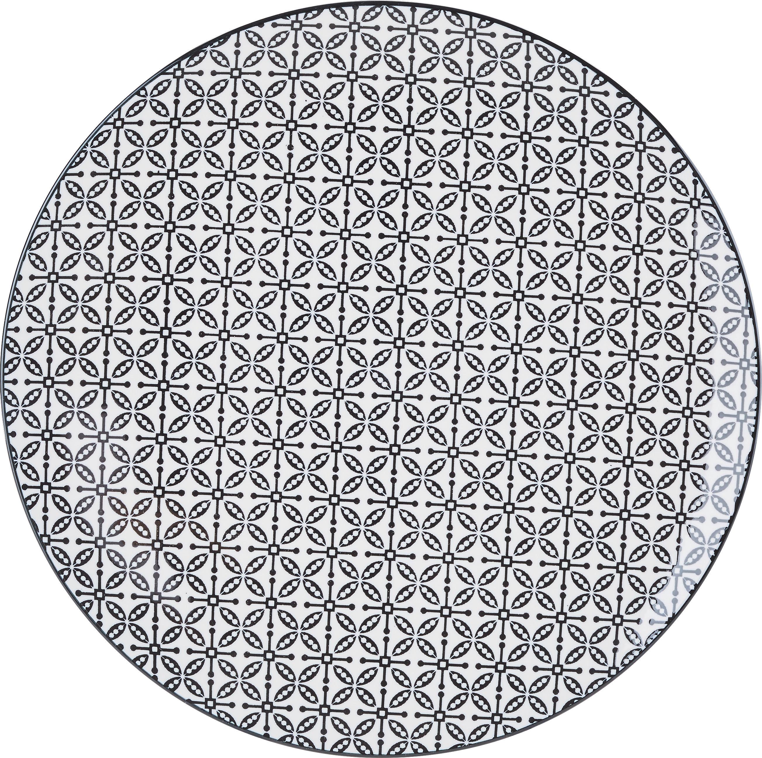 MATTALLRIK SHIVA - vit/svart, Lifestyle, keramik (26/2,5cm) - Modern Living