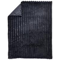 KOC FUTRZANY ZUZANNO - antracytowy, tkanina (150/200cm) - Novel