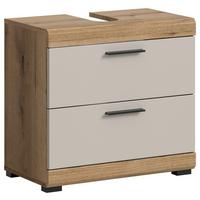 Waschbeckenunterschrank Scout ca. 60x56x34 cm Kaschmir - Kaschmir/Schwarz, MODERN, Holzwerkstoff/Kunststoff (60/56/34cm) - MID.YOU