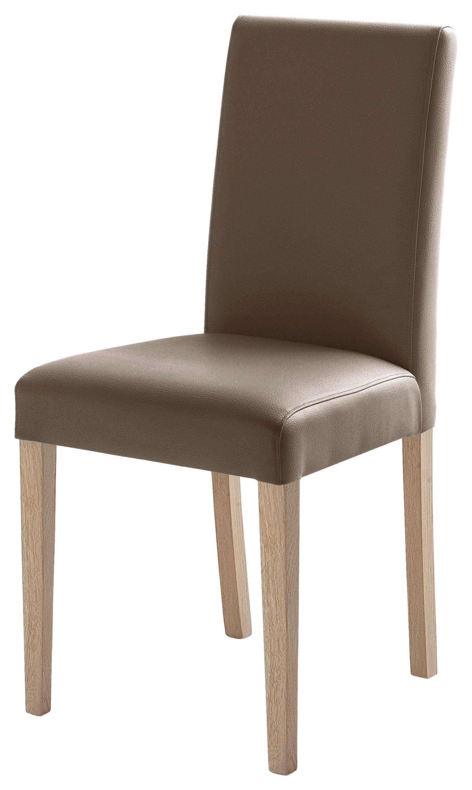 KRZESŁO FIX - cappuccino/kolor dębu sonoma, Konventionell, tkanina/drewno (44/92/57cm) - Carryhome