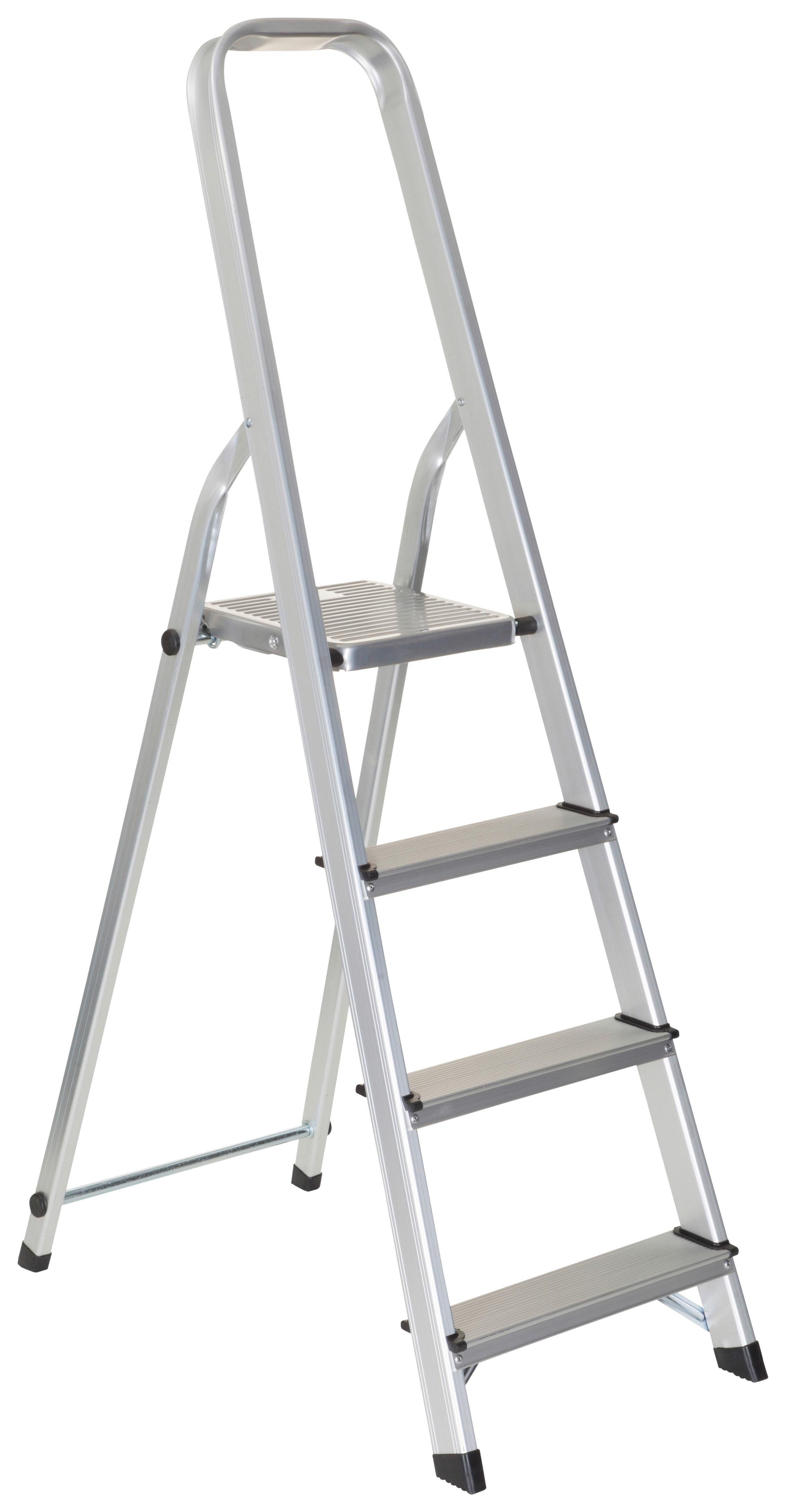 Lestev Solid Ii, Aluminij - barve aluminija, Basics, kovina (42/146,5/12cm) - MID.YOU