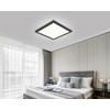 LED-TAKLAMPA JUO -TOP- - vit/svart, Modern, metall/plast (30/30/5,5cm) - Mömax