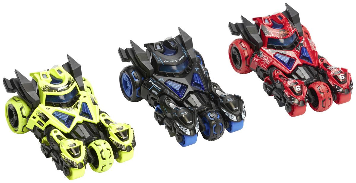 Spielzeugauto Katapultracer 3-in-1 - Blau/Rot, Basics, Metall (10,5/17/7cm)