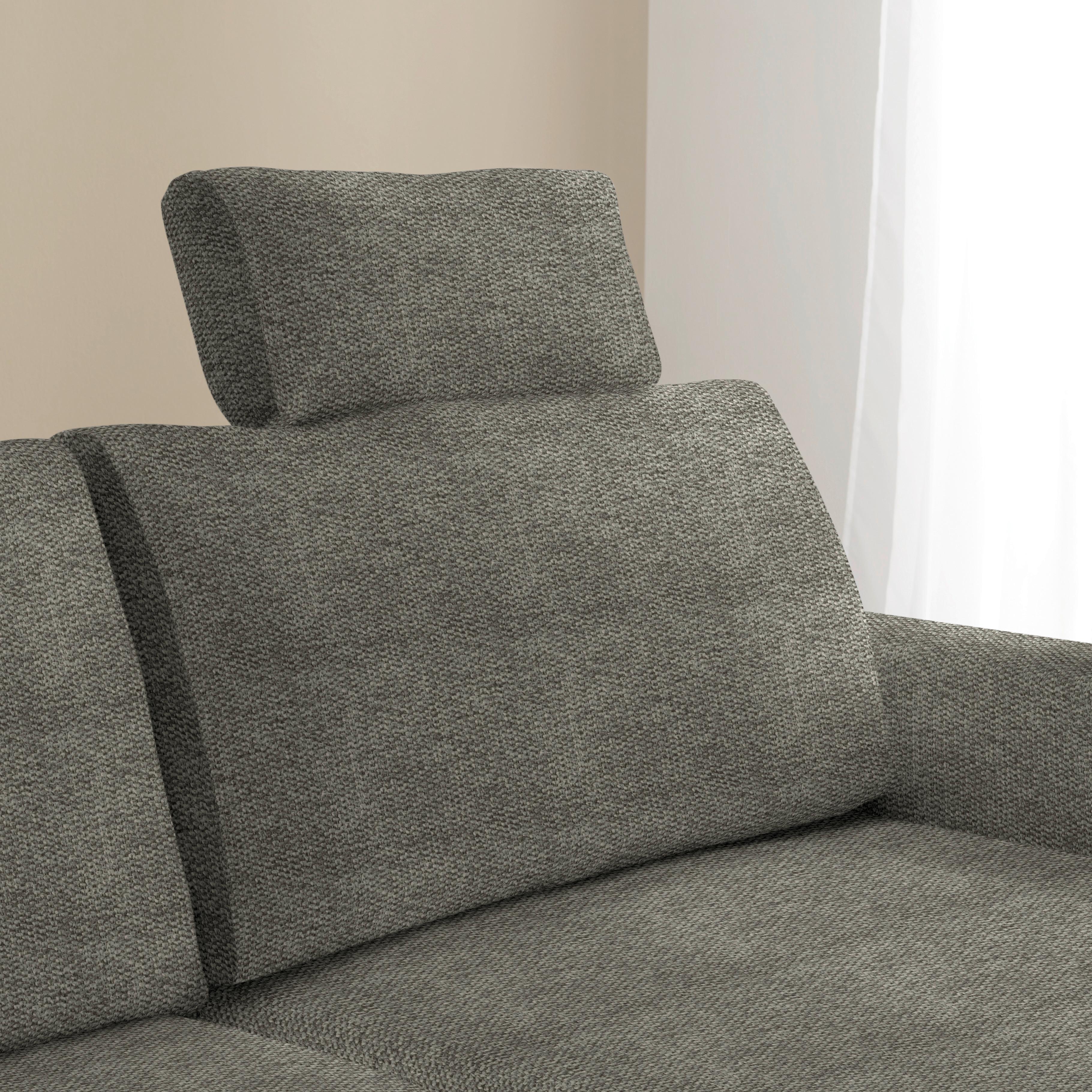 Tetiera LILLE - taupe, Modern, textil (58/23/10cm) - Best Price