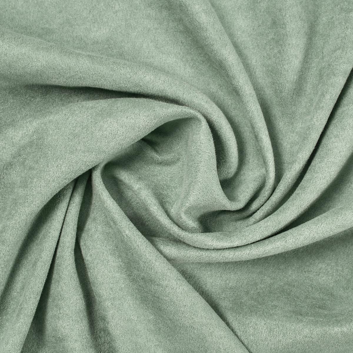 Ringlis Készfüggöny Velours 140/245 - zöld, Konventionell, textil (140/245cm) - Modern Living