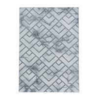 Webteppich Naxos Silberfarben ca. 140x200cm - Silberfarben, Design, Textil (140/200cm)