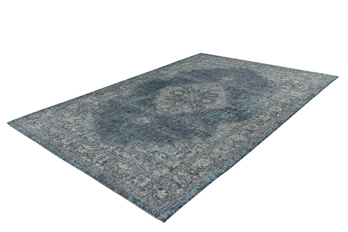 OUTDOORTEPPICH MY NORDIC - Blau/Grau, Design, Textil (80/150cm) - Novel