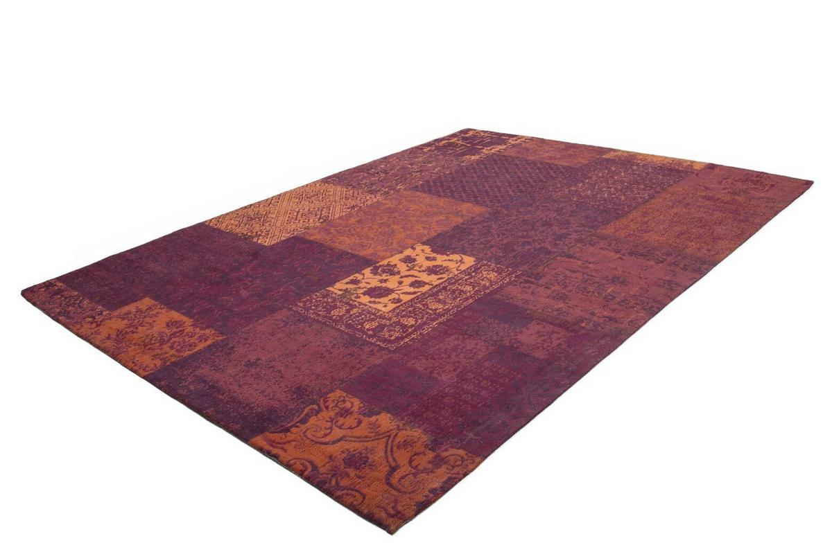 Flachwebeteppich Symphony 160 Rot 80cm X 150cm - Rot, Basics, Textil (80/150cm) - Kayoom