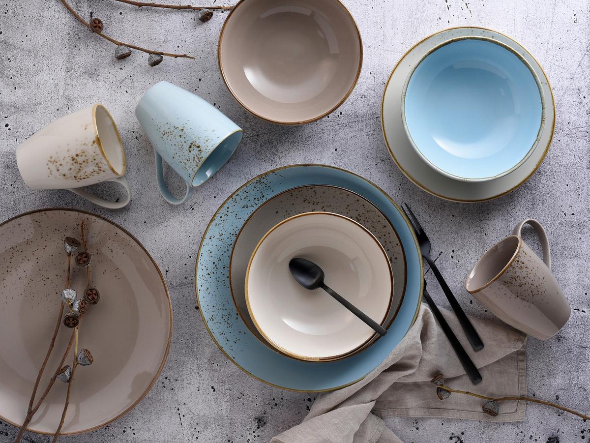 Kombinirani Servis Skandinavien, 16-Delni - večbarvno, Trend, keramika - Creatable