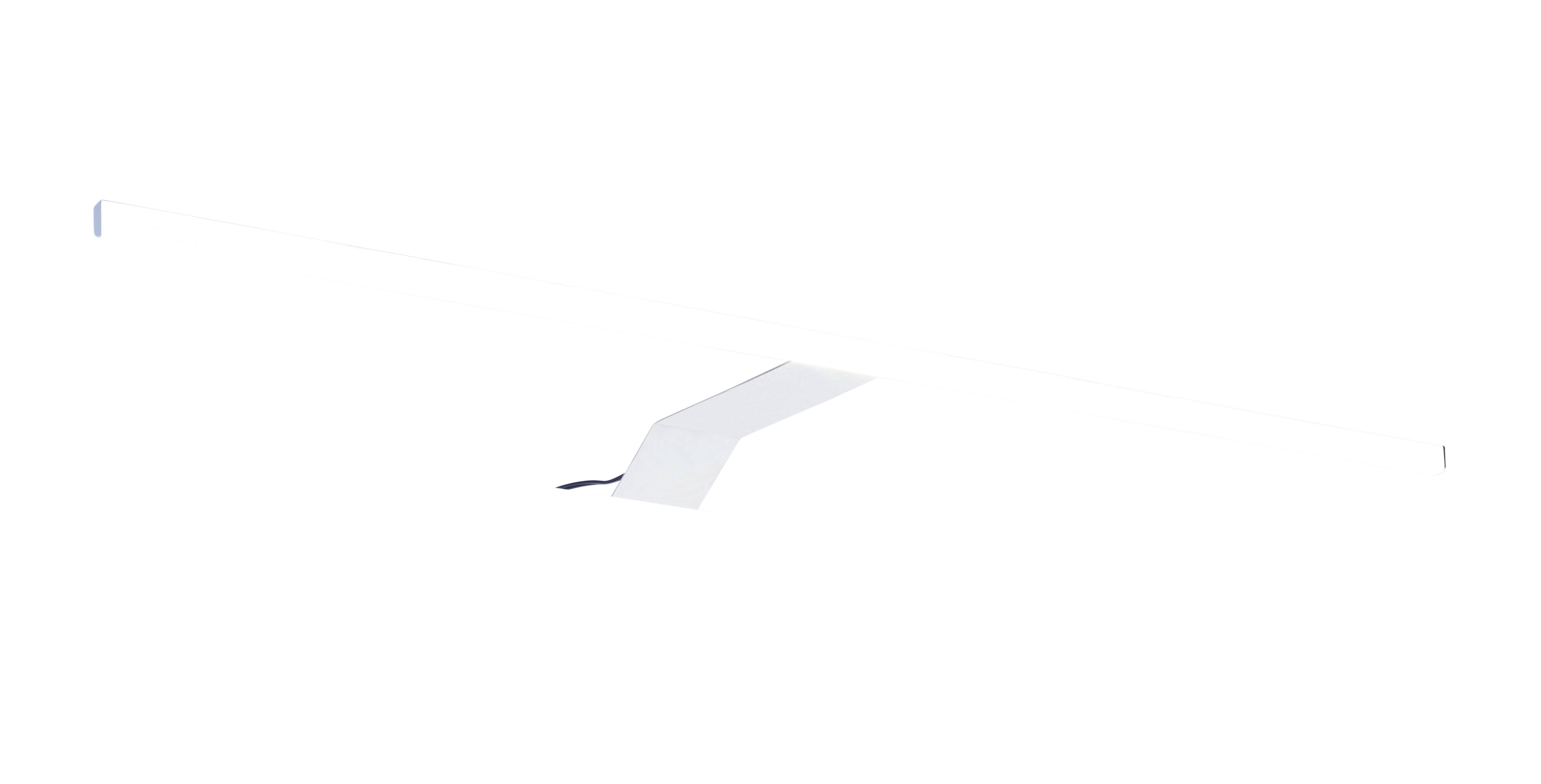 Aufbauleuchte Slimline Chrom max. 6 Watt - Chromfarben, MODERN, Kunststoff (60cm)