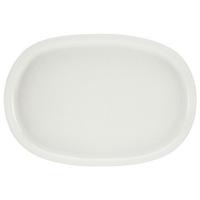 Servierplatte Uno Offwhite - Weiß, Basics, Keramik (33cm) - Creatable