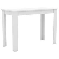 Jedilna Miza Esal, Bela - bela, Moderno, leseni material (110/76/50cm) - MID.YOU